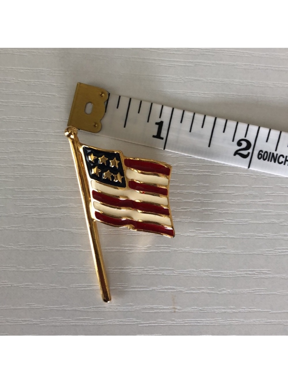 Bald Eagle & American Flag Brooch Pin Bundle - Picture 7 of 8